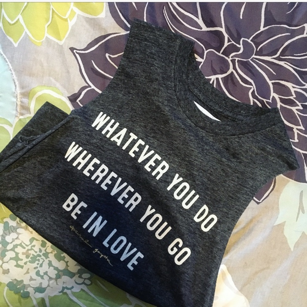 Muscle Tee with saying